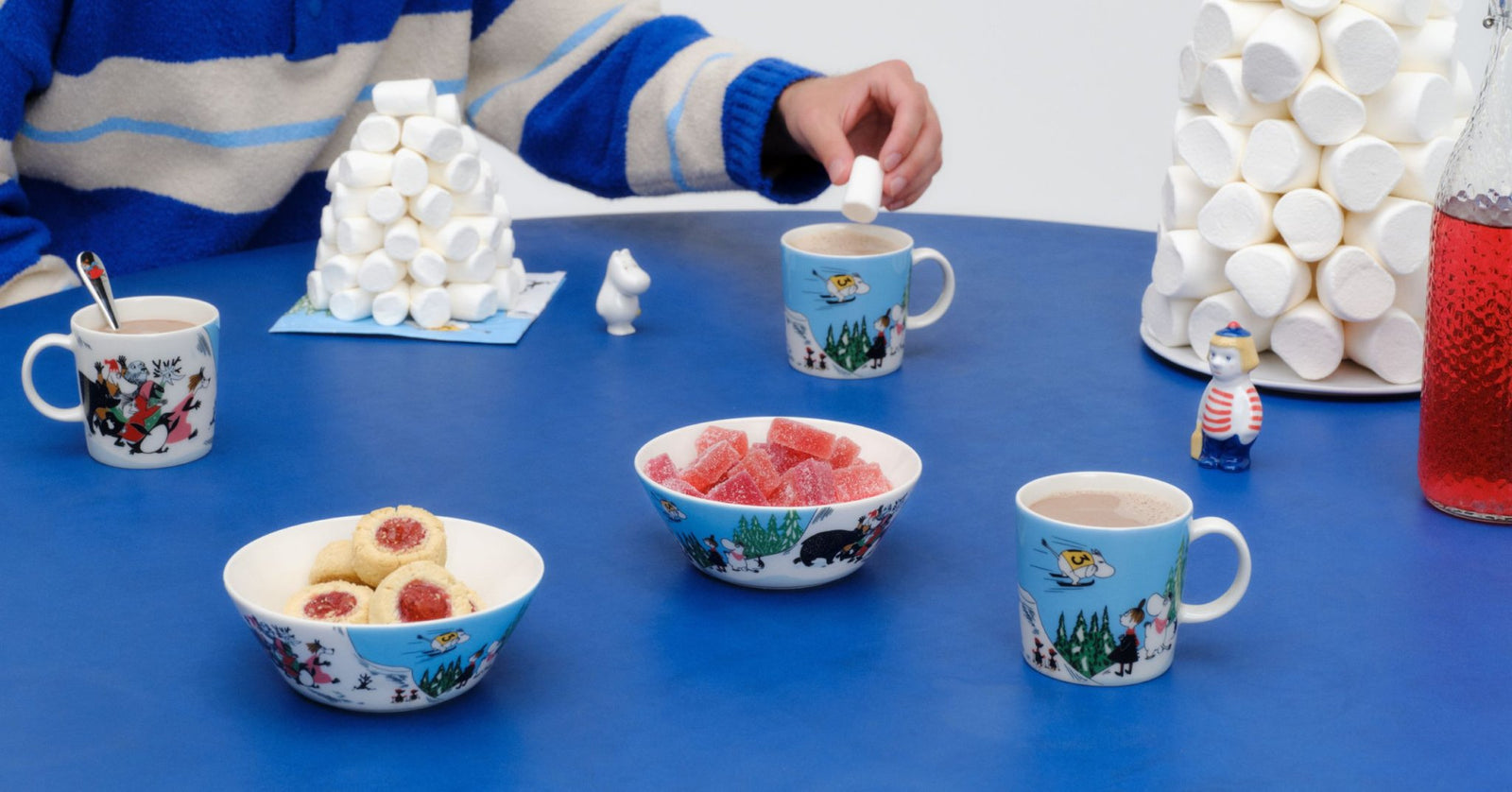 Sportowa zabawa z zimową kolekcją Moomin Arabia na rok 2024