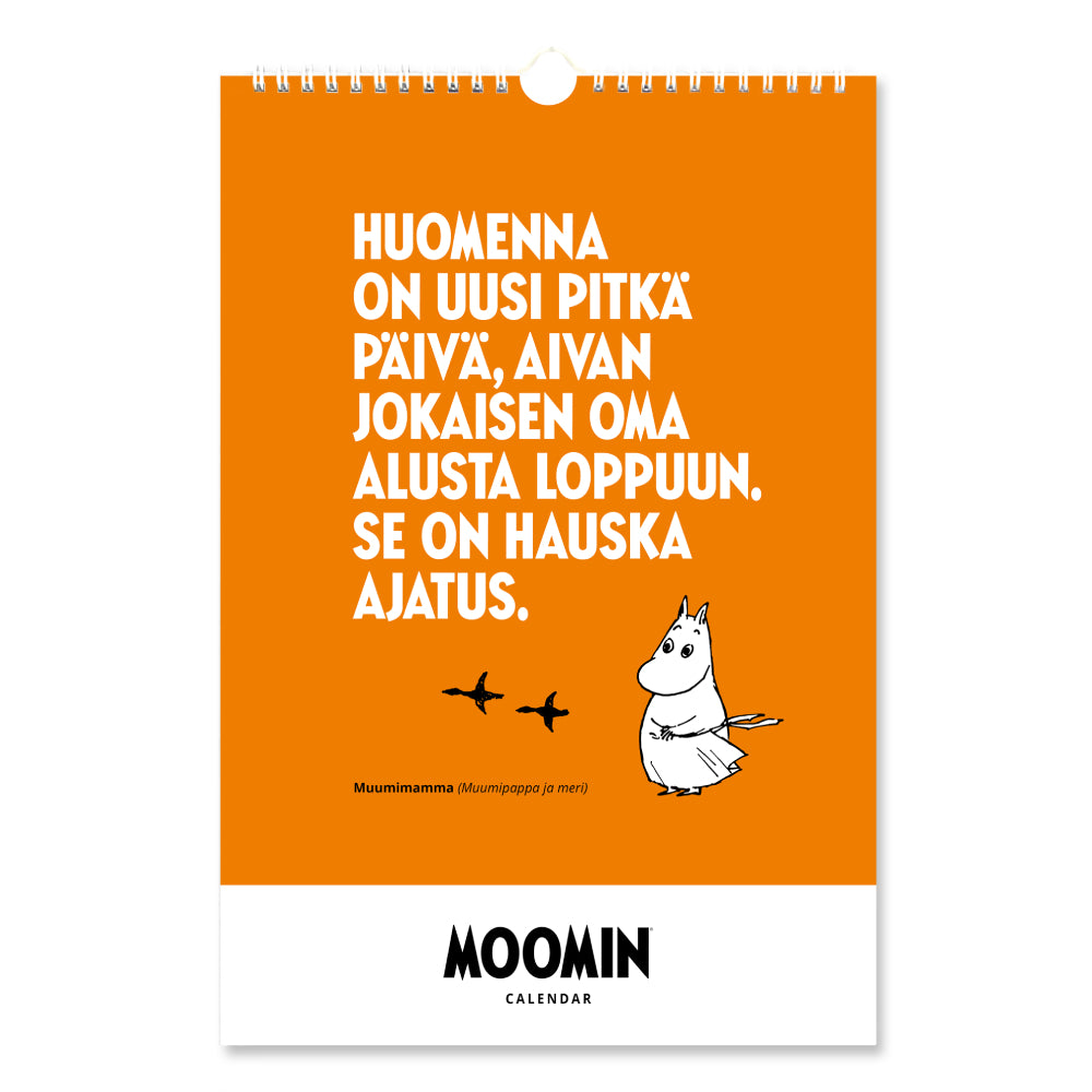 Muminki Kalendarz ścienny 23x34 cm (fiński / szwedzki,angielski)