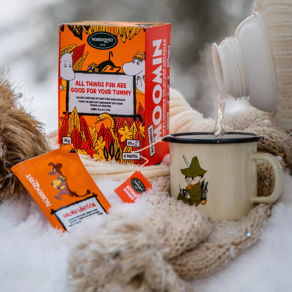 Herbata w torebkach Moomin All Things Fun are Good for your Tummy Nordqvist