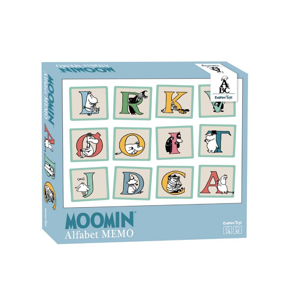 Gra memory alfabet Muminki Barbo Toys