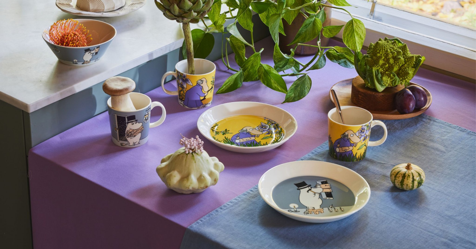 Długo oczekiwany nowy kubek Moomin by Arabia z Paszczakiem pojawi się w sprzedaży w marcu, razem z nowym kubkiem z Tatusiem Muminka.