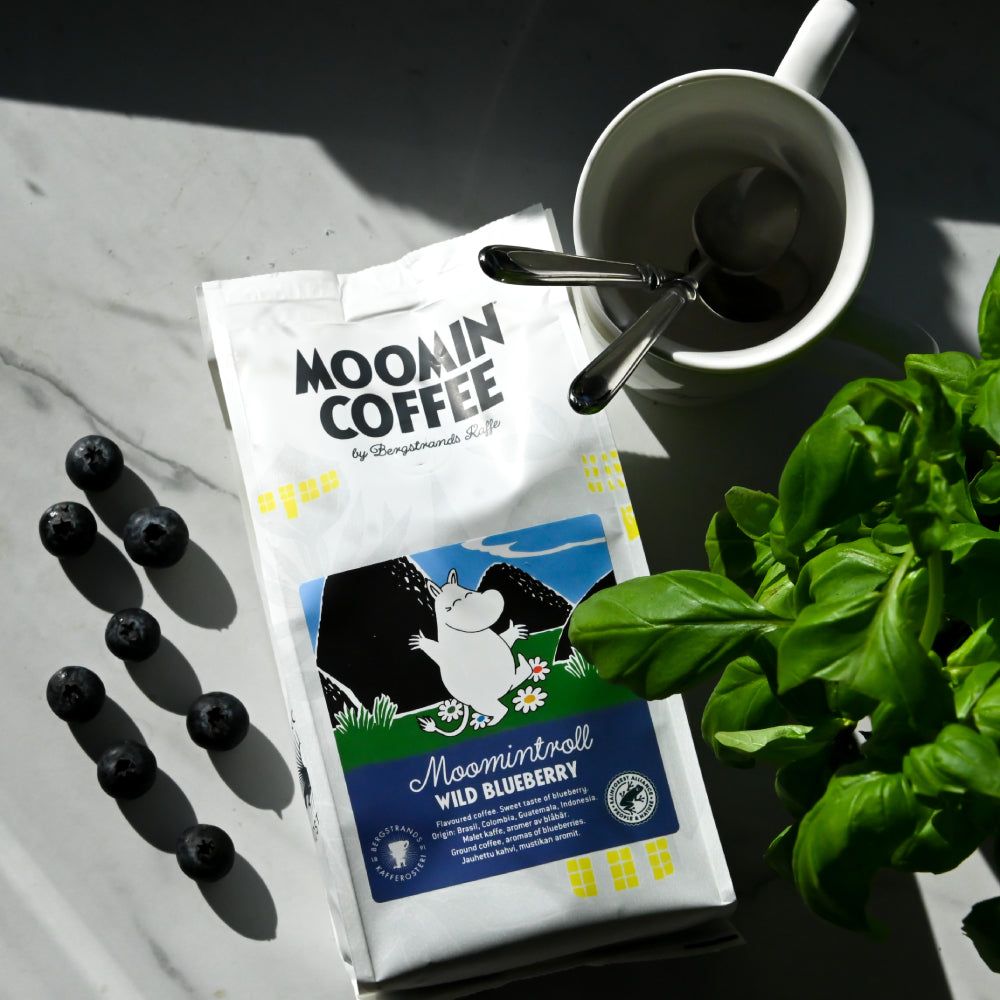 Kawa mielona Moomin Coffee Muminek (dzika jagoda) 250g Bergstrands