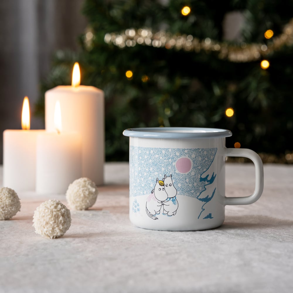 Kubek emaliowany 370ml Let it snow Muurla