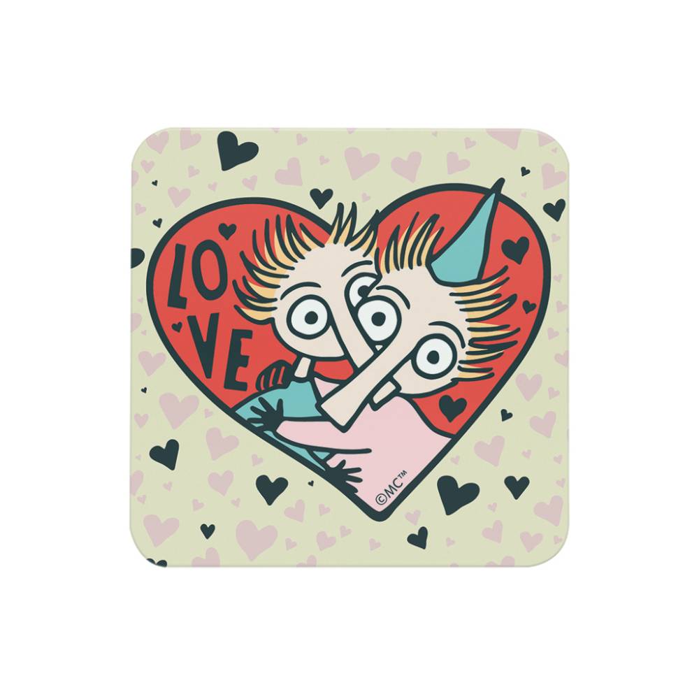 Drewniana podkładka Topik i Topcia Love - The Official Moomin Shop