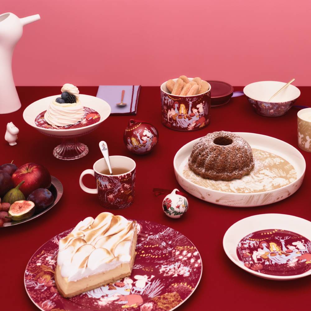Zestaw porcelanowy 3-elementowy Festive Moments - Moomin Arabia