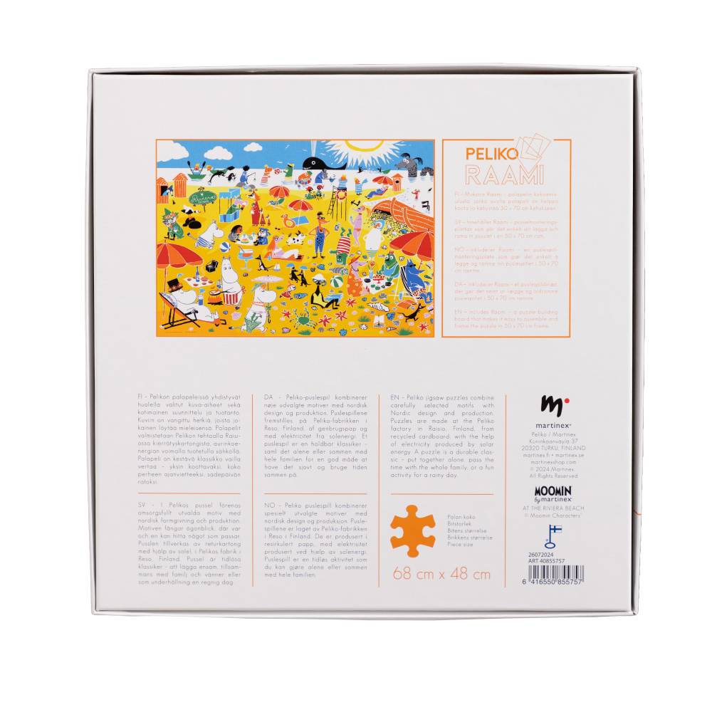 Puzzle Muminki na plaży 1000el. Martinex