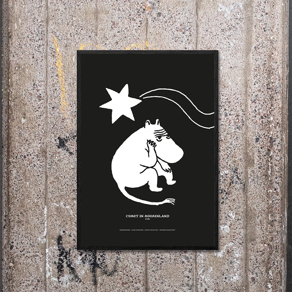 Plakat 50x70 Kometa nad Doliną Muminków NordicBuddies
