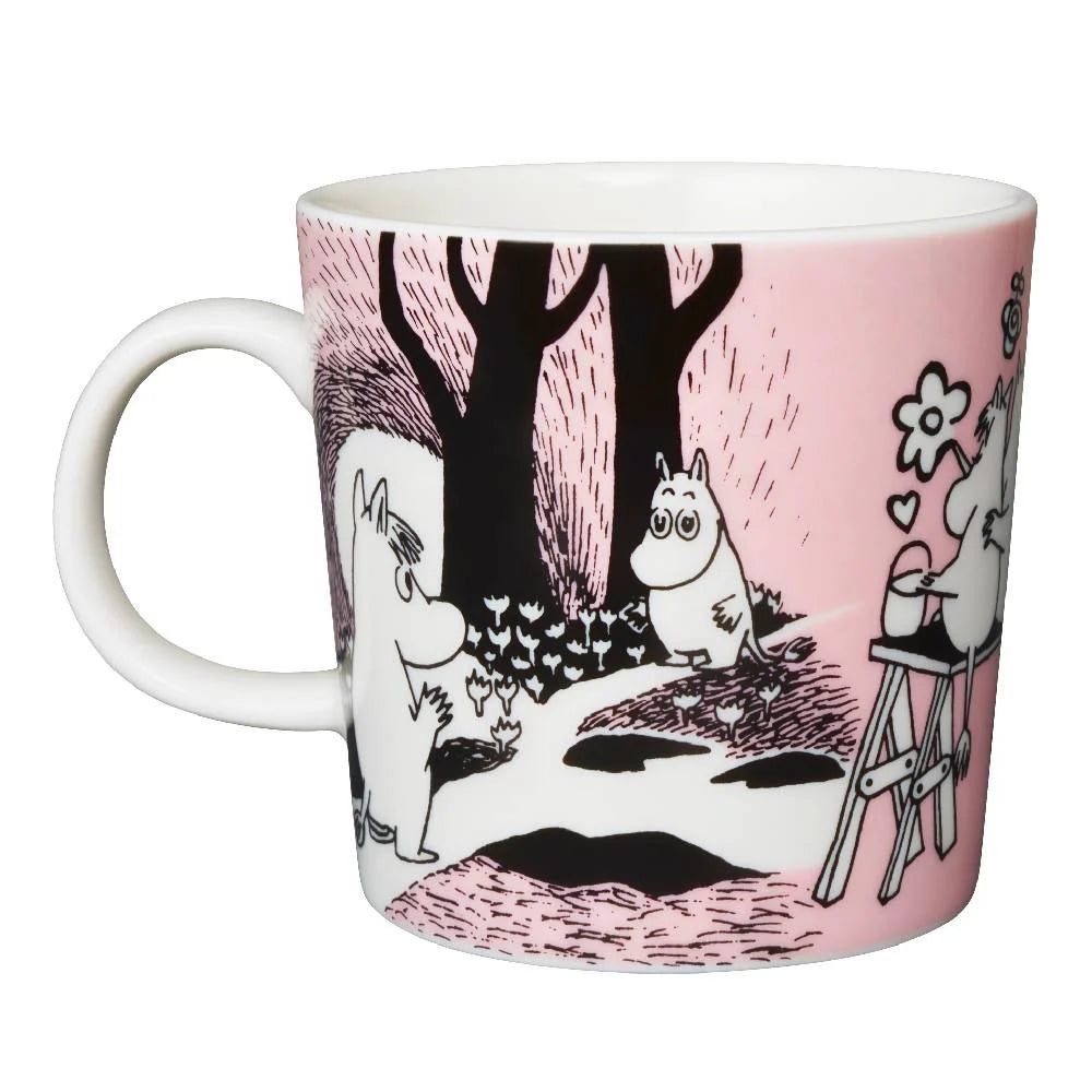 Zestaw kolekcjonerski 3-elementowy Pink Love - Moomin Arabia