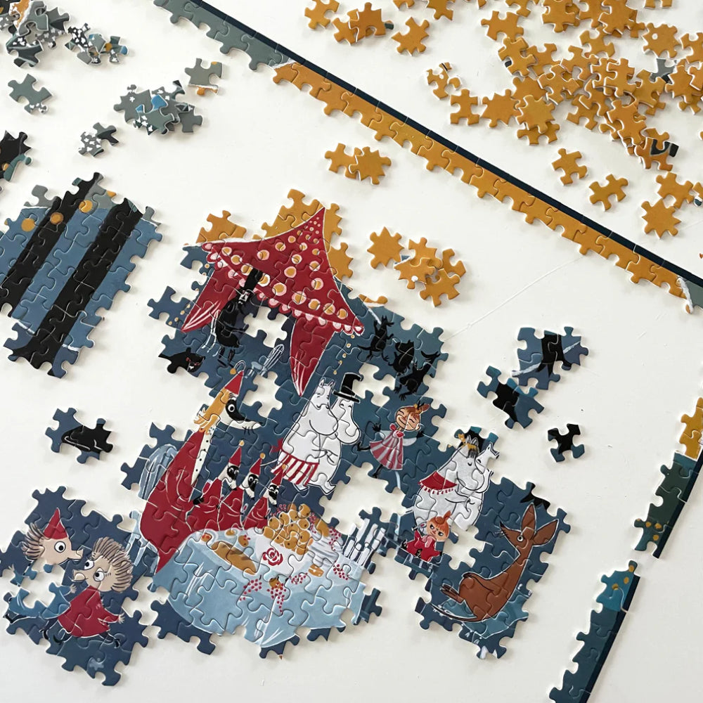 Puzzle Muminki 1000 el. Zabawa Muminków Barbo Toys