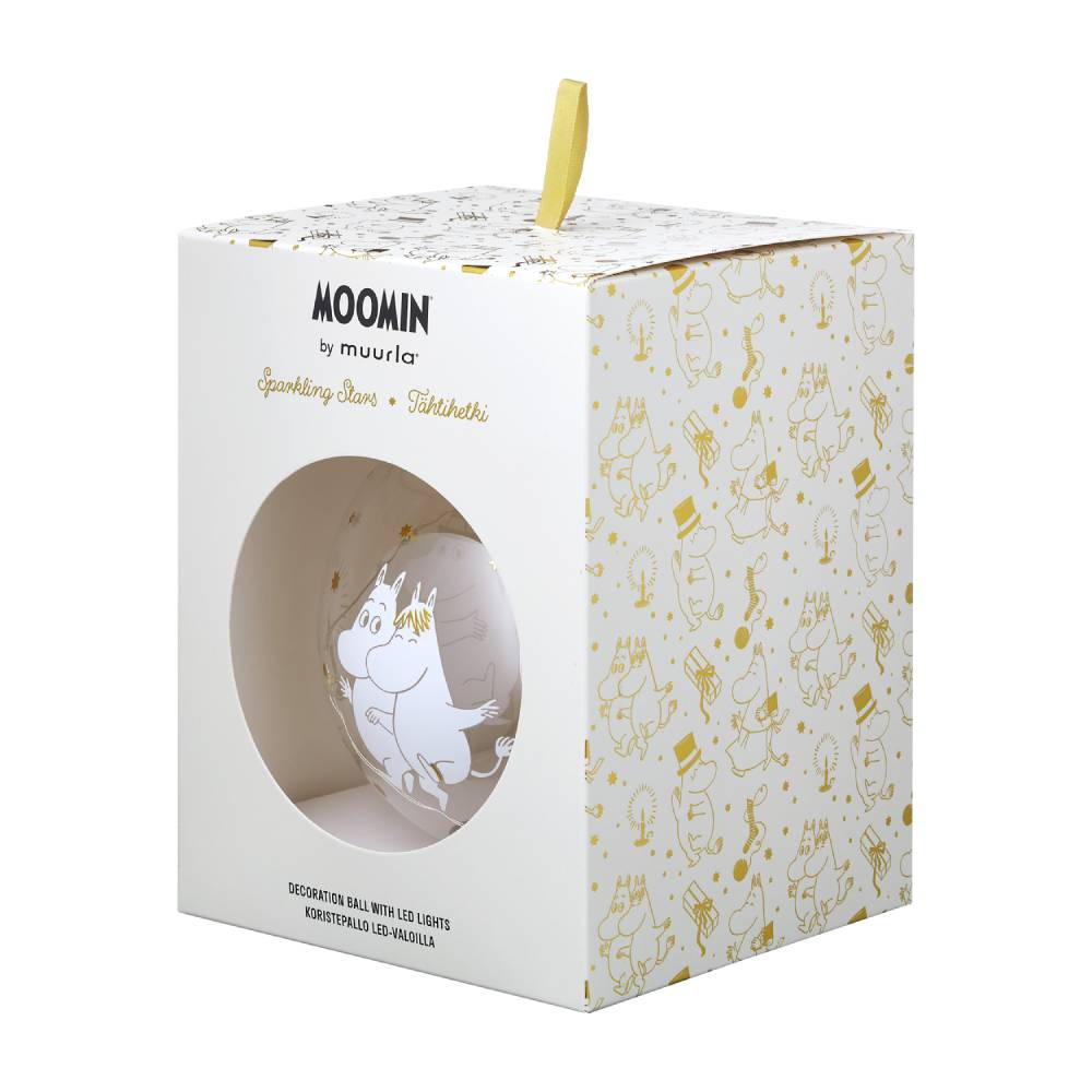 Bombka Bańka na choinkę z Muminkami LED Sparkling Stars Muurla