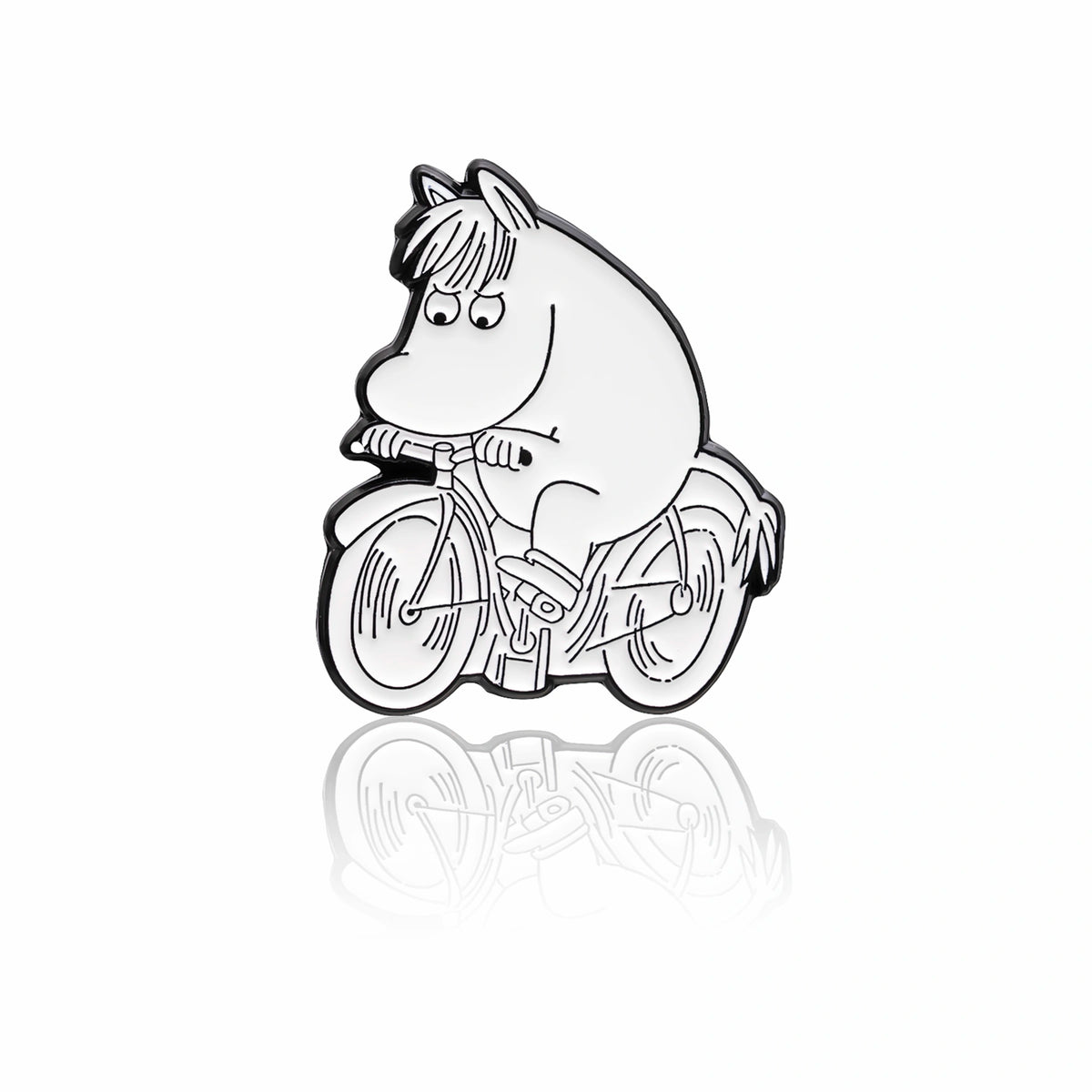 Przypinka Pin Migotka na rowerze (metal) Muminki