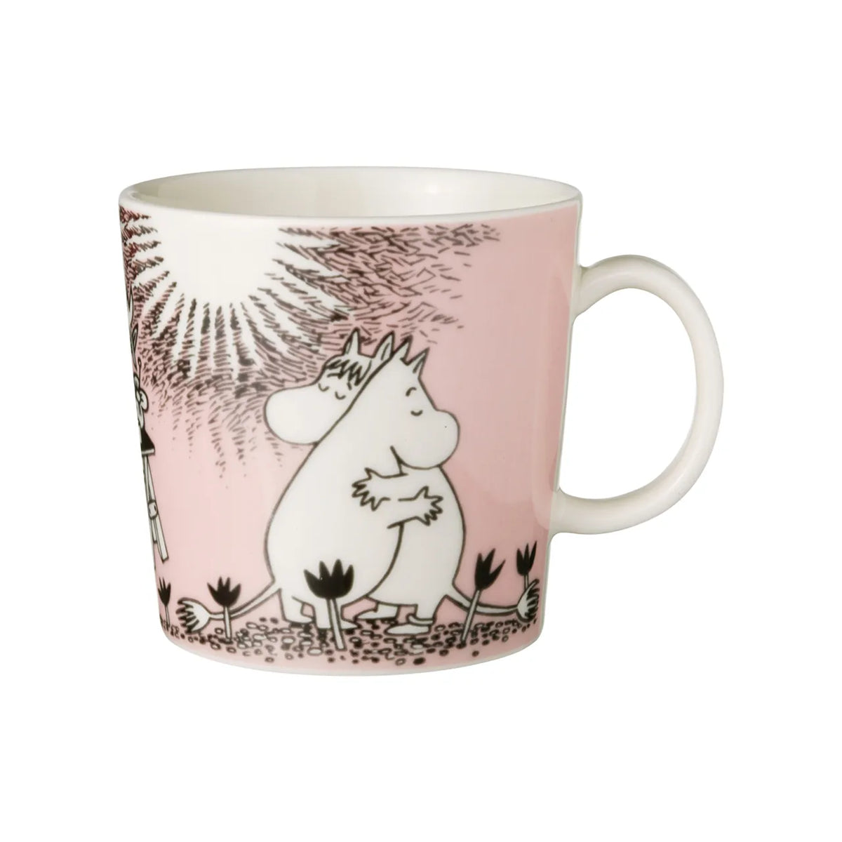 Zestaw ręczników 70x140cm i kubków 300ml Muminki Love - Moomin Arabia