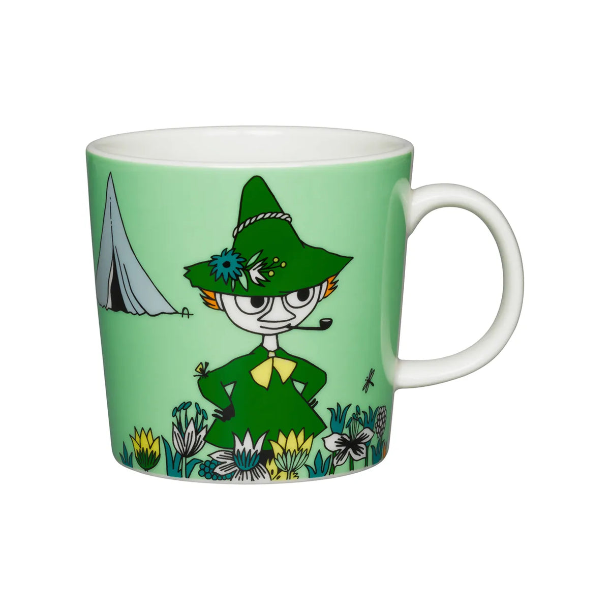 Zestaw 2 el. kubek porcelanowy 300ml i brelok Włóczykij - Moomin Arabia