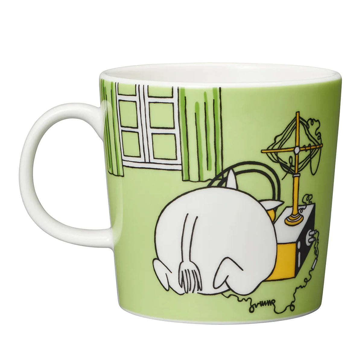 Zestaw 2 el. kubek porcelanowy 300ml i brelok Muminek - Moomin Arabia