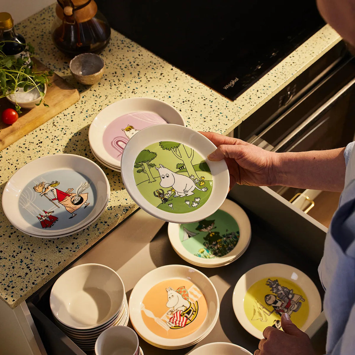 Talerz 19cm Muminek Arabia Finland