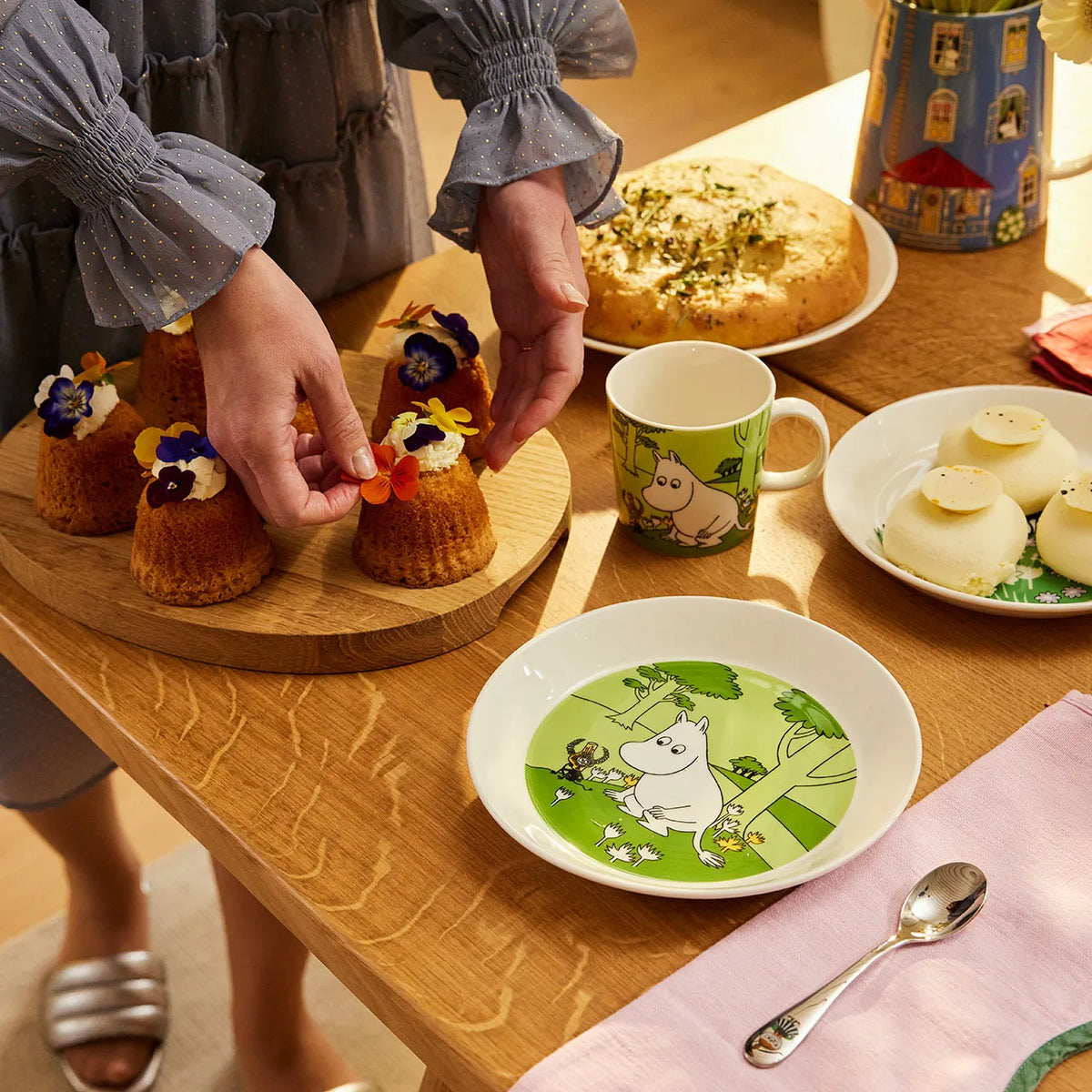 Talerz 19cm Muminek Arabia Finland