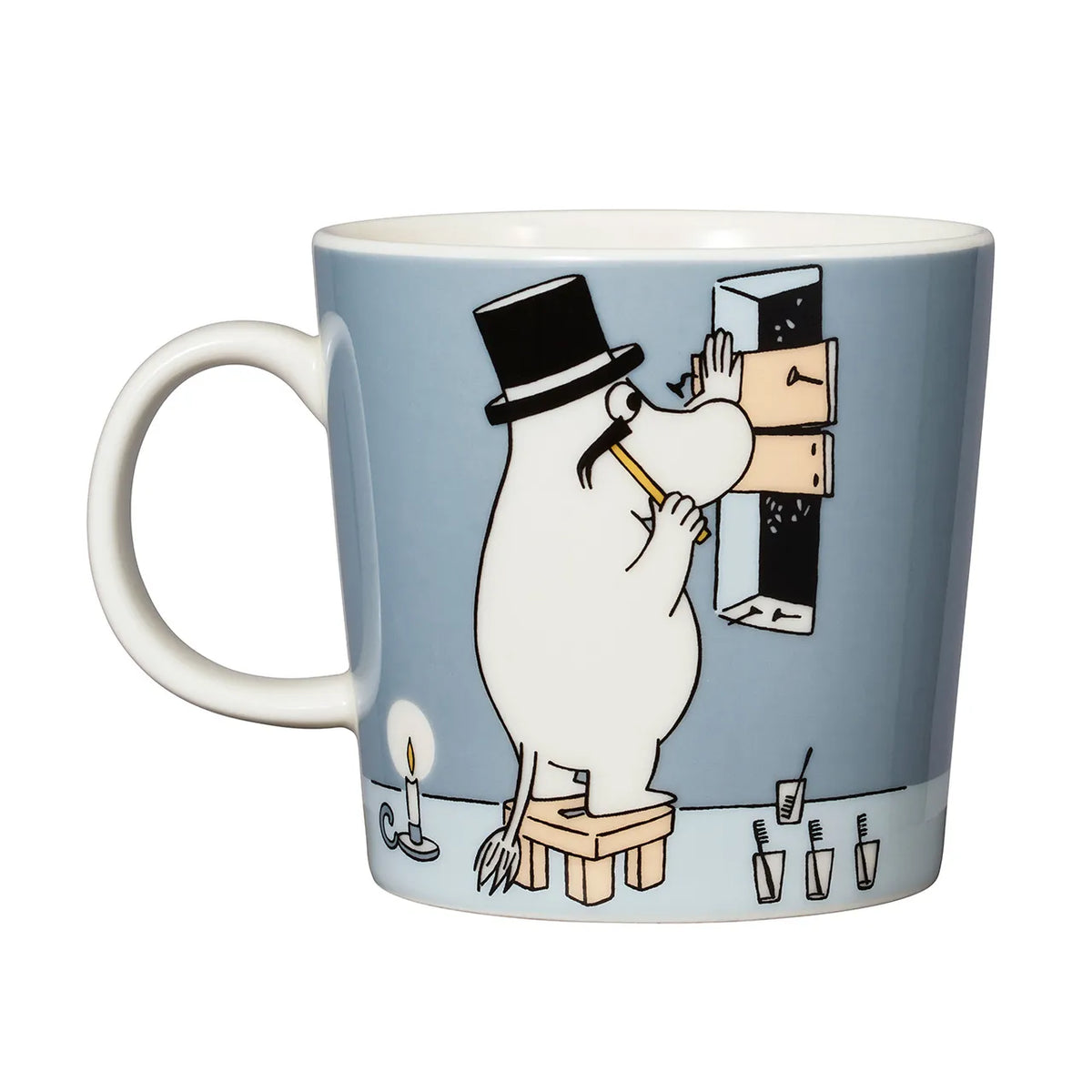 Zestaw 2 el. kubek porcelanowy 300ml i brelok Tata Muminka - Moomin Arabia