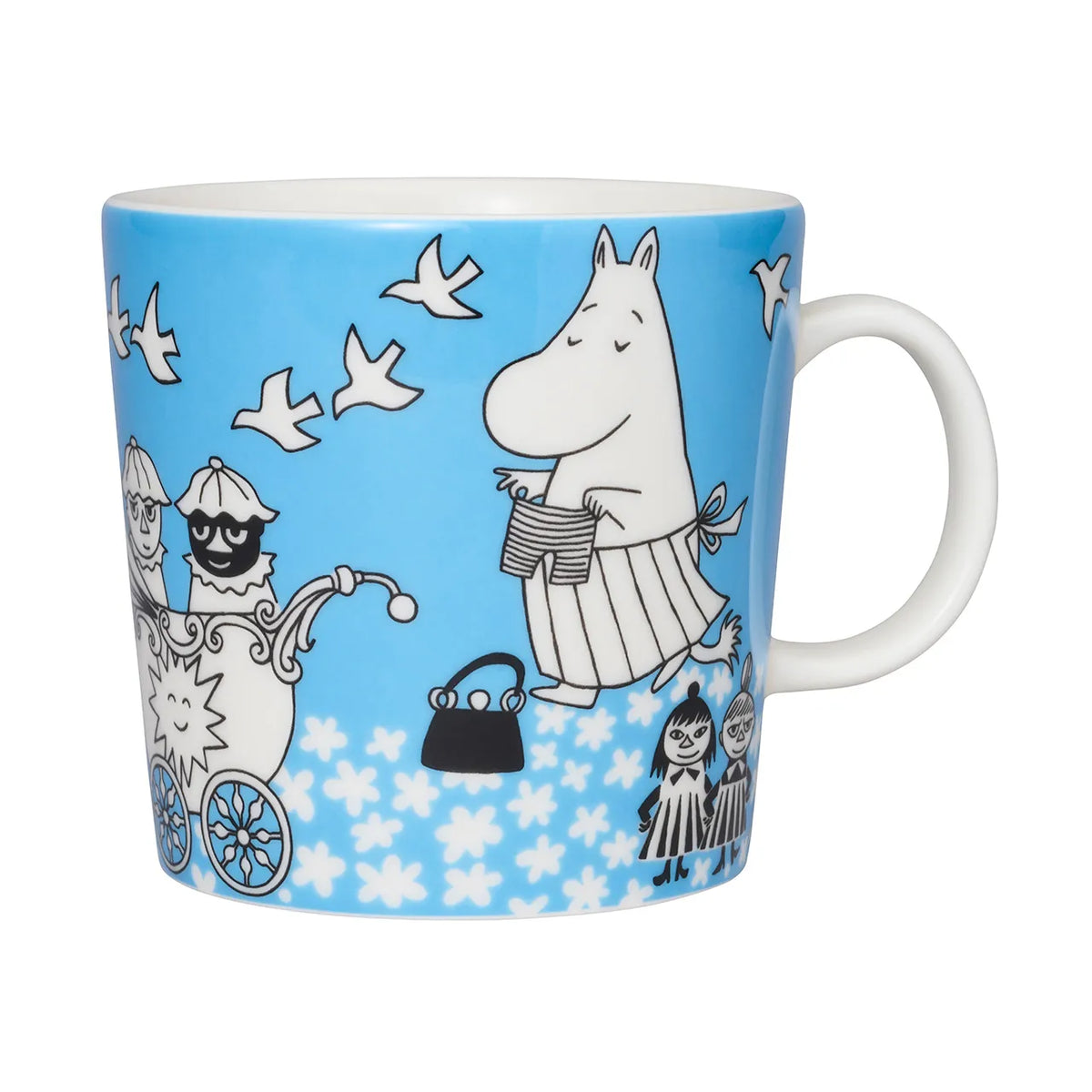 Zestaw 2 szt. kubków porcelanowych 400ml Peace &amp; Love - Moomin Arabia