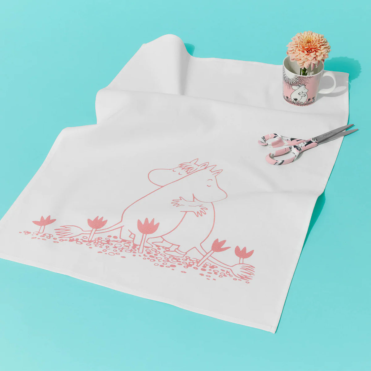Ręcznik kuchenny 50x70cm Love Muminki - Moomin Arabia