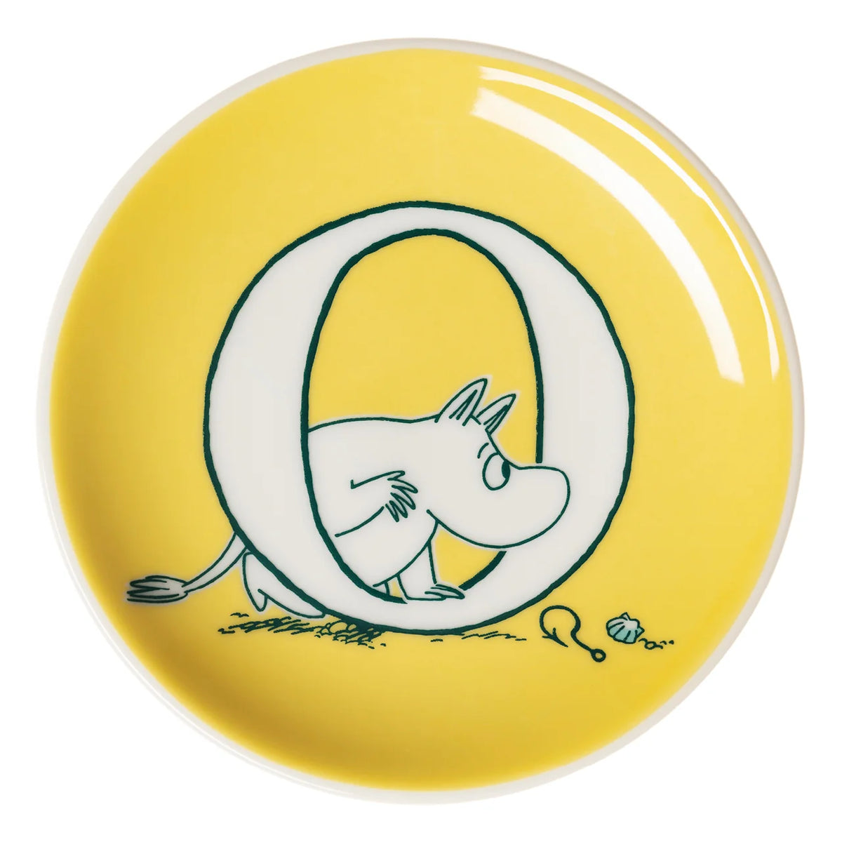 Talerz ABC Muminki "O" Muminek 10,5cm