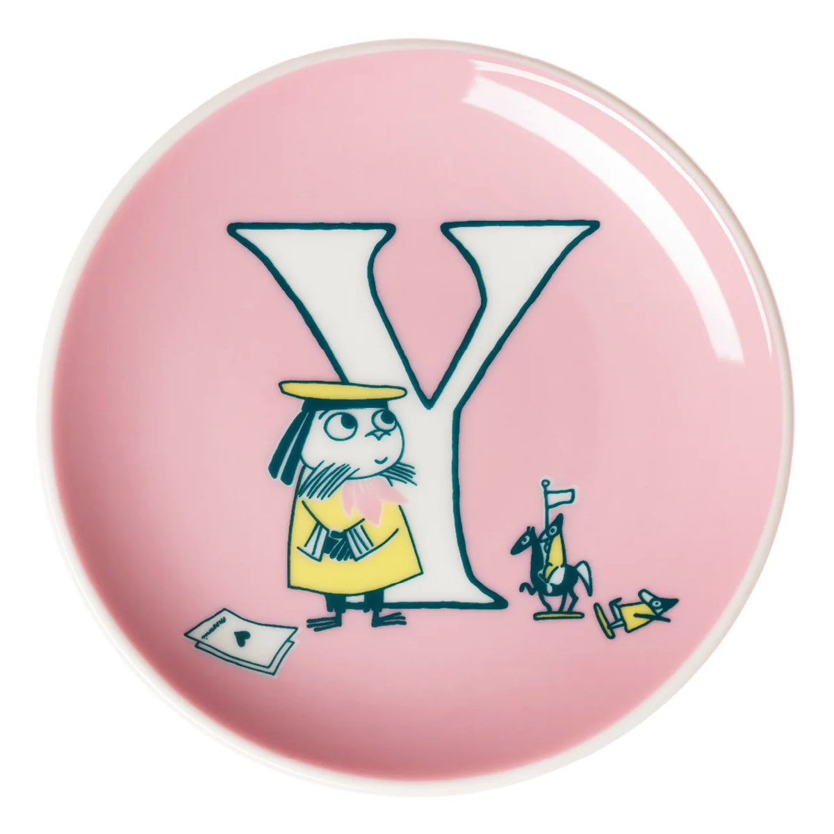 Talerz ABC Muminki "Y" 10,5cm
