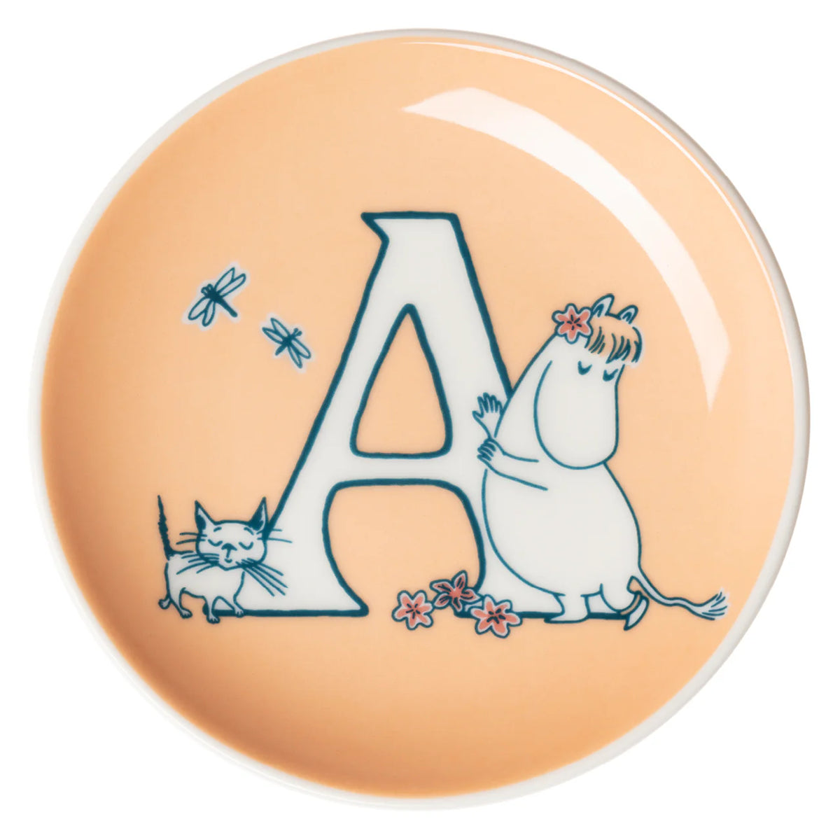 Talerz ABC Muminki "A" Migotka 10,5cm