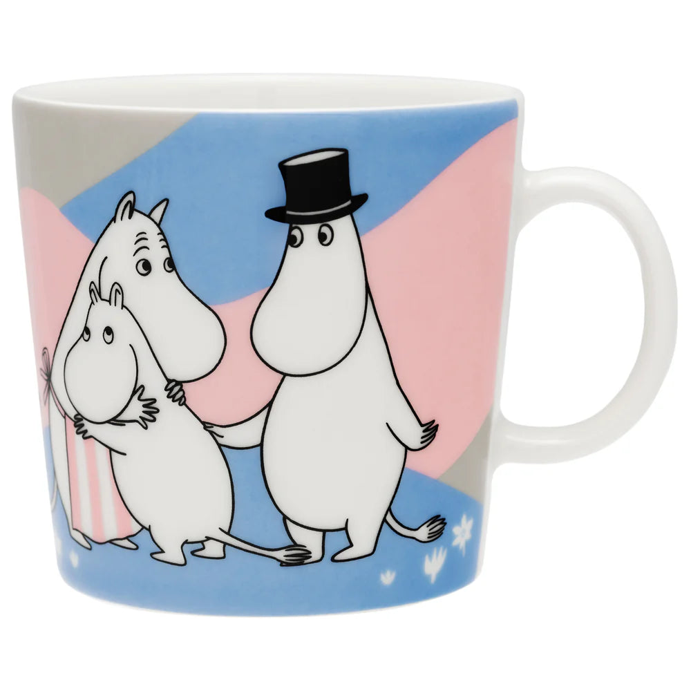 Zestaw porcelanowy (kubek, jajko wielkanocne) Muminki Home at last Moomin Arabia
