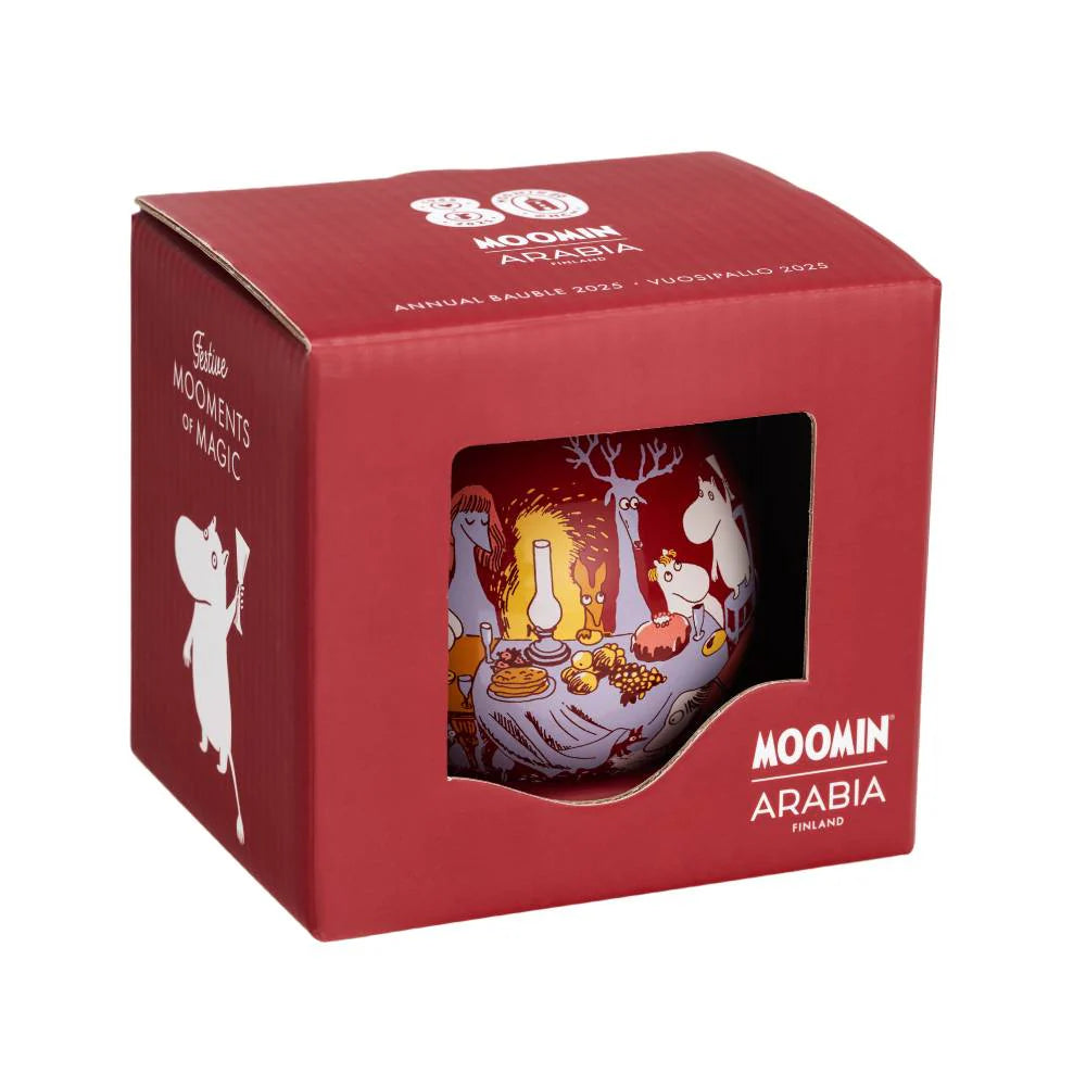 Bombka porcelanowa 2025 Festive Moments - Moomin Arabia