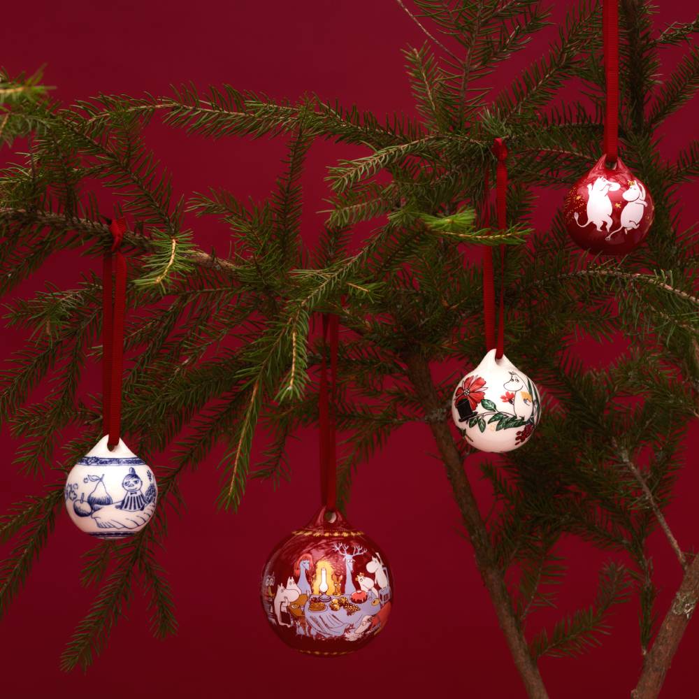 Bombka porcelanowa 2025 Festive Moments - Moomin Arabia