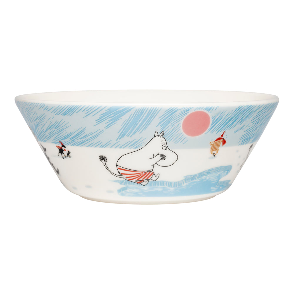 Miska porcelanowa 15cm Ice swimming Zima 2025 - Moomin Arabia