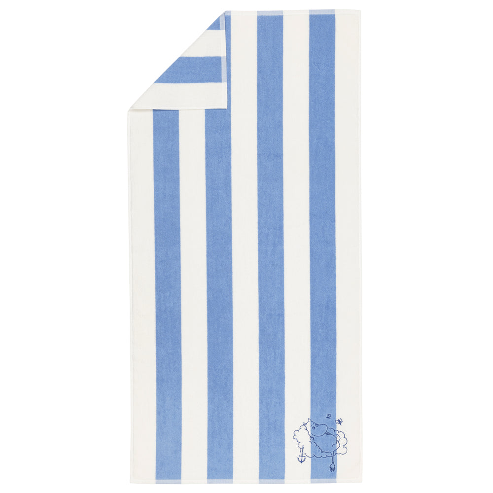 Ręcznik Muminek (niebieski) GOTS 70x140cm - Moomin Arabia