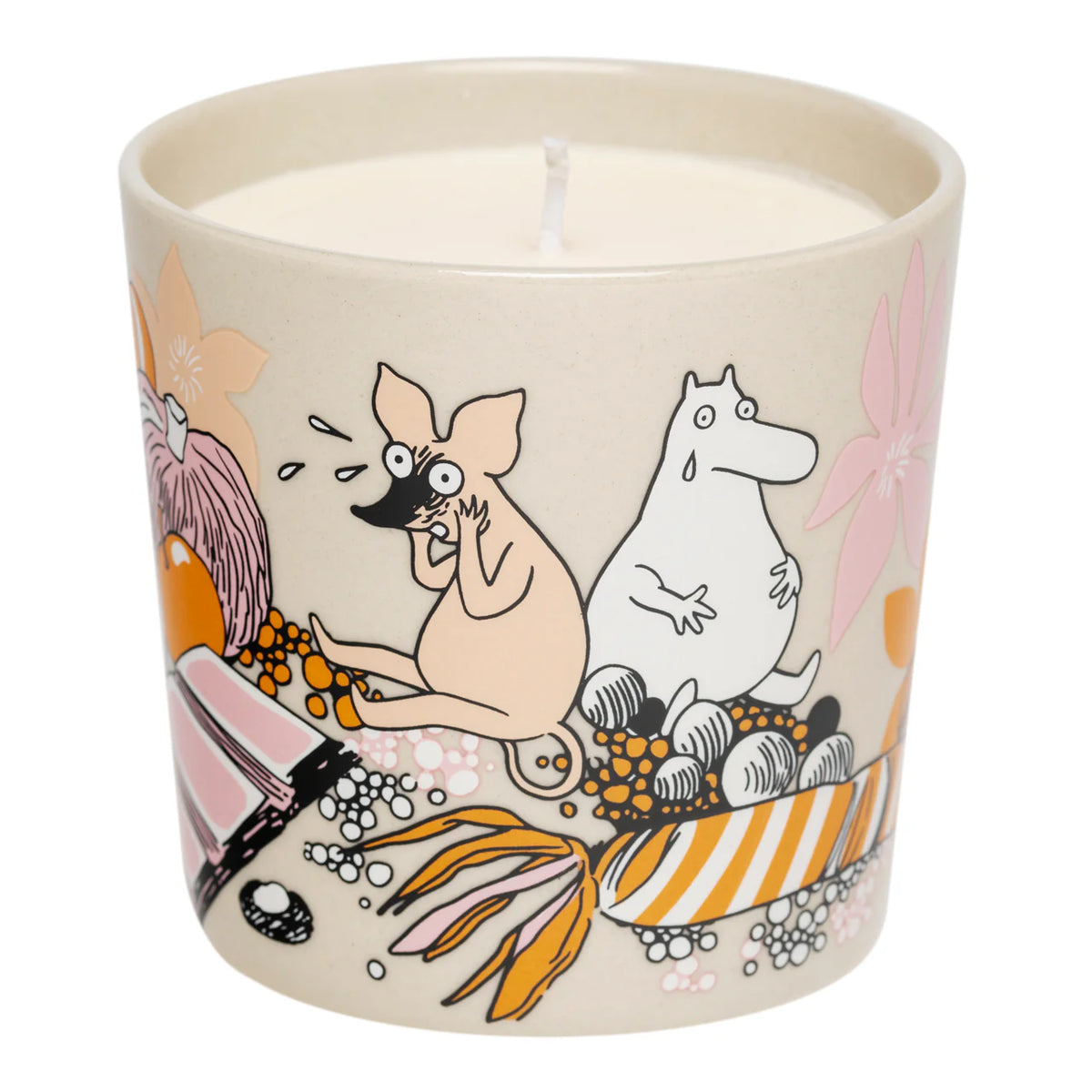 Świeca w ceramice "Muminki i duża powódź" - Moomin Arabia