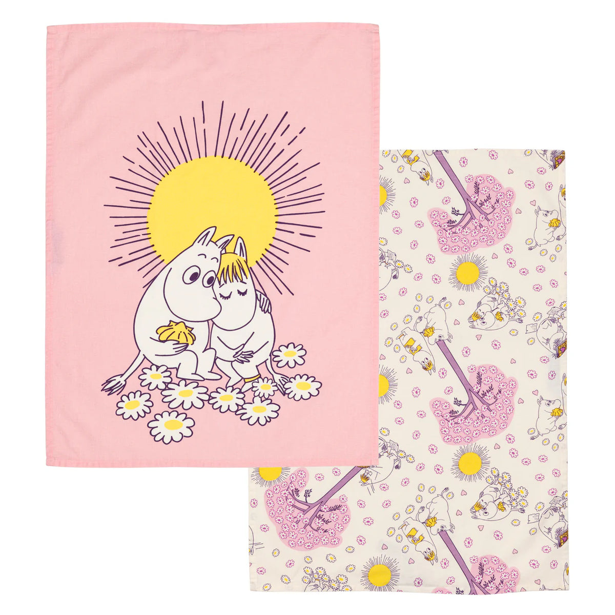 Ręcznik kuchenny Muminki Sweethearts 2-sztuki 50x70cm - Moomin Arabia