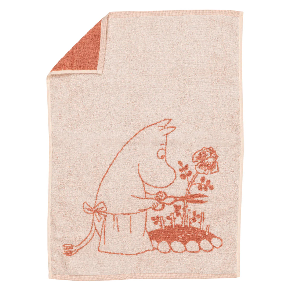 Ręcznik Mama Muminka 50x70cm (morelowy) GOTS - Arabia Finland