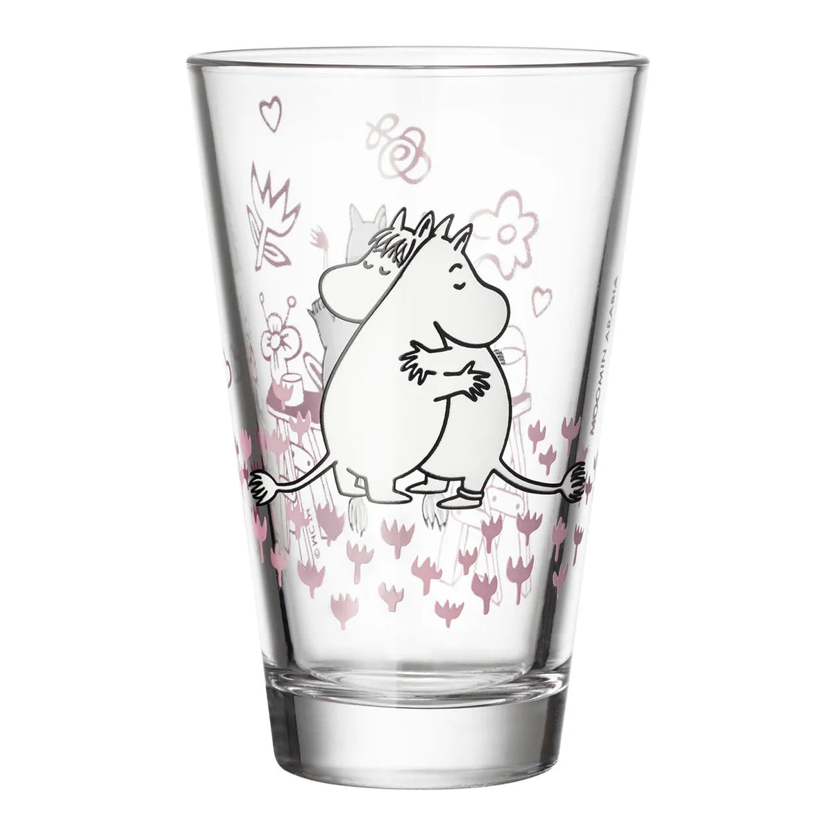 Zestaw 2 szt. szklanek 300ml Love - Moomin Arabia