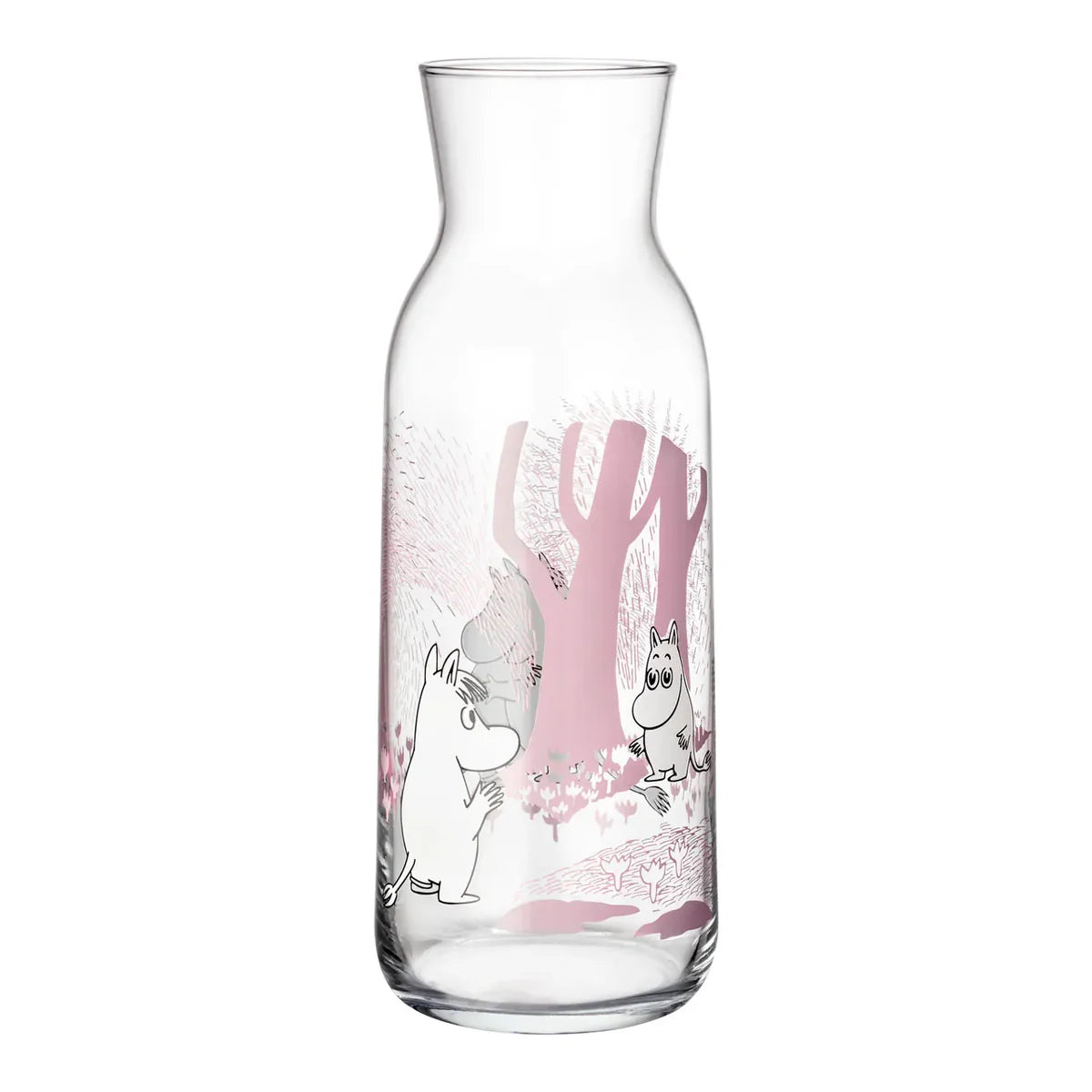 Zestaw 2 szt. szklanek z dzbankiem Muminki Love Moomin Arabia