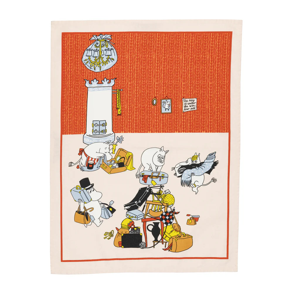 Ręcznik kuchenny 50x70cm Lato 2026 Holiday rush Moomin Arabia