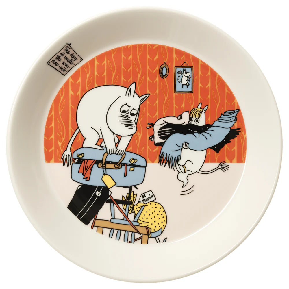Talerz porcelanowy 19cm Lato 2026 Holiday rush Moomin Arabia