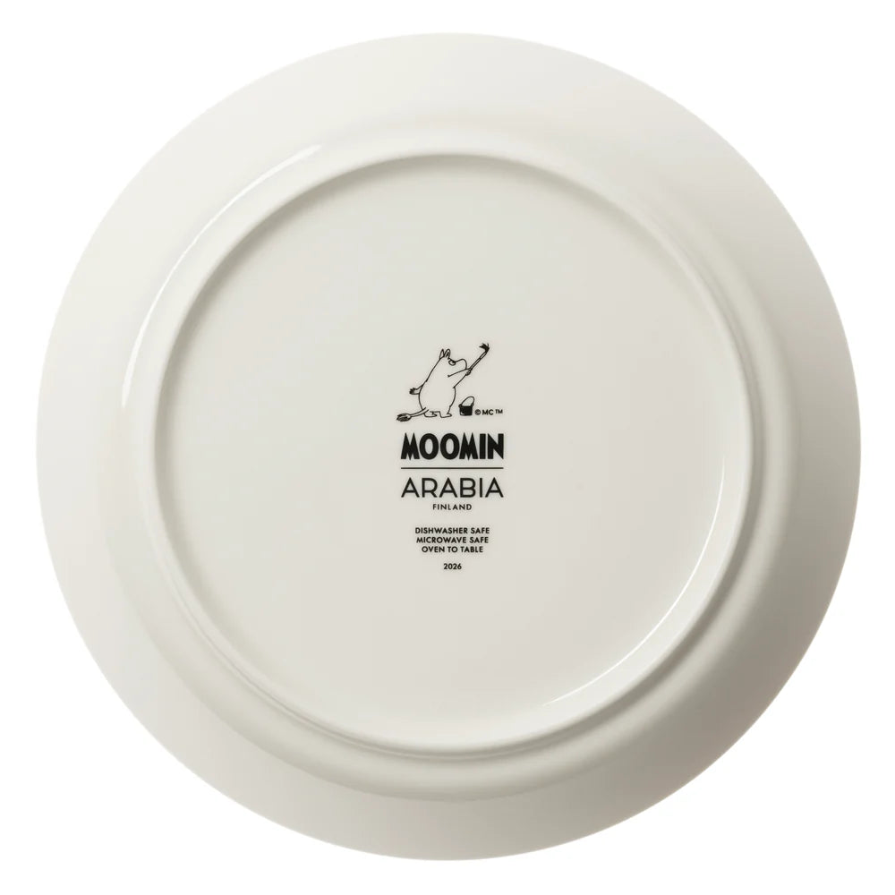 Talerz porcelanowy 19cm Lato 2026 Holiday rush Moomin Arabia