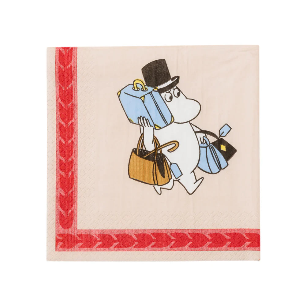 Serwetki 33x33cm Lato 2026 Holiday rush Moomin Arabia