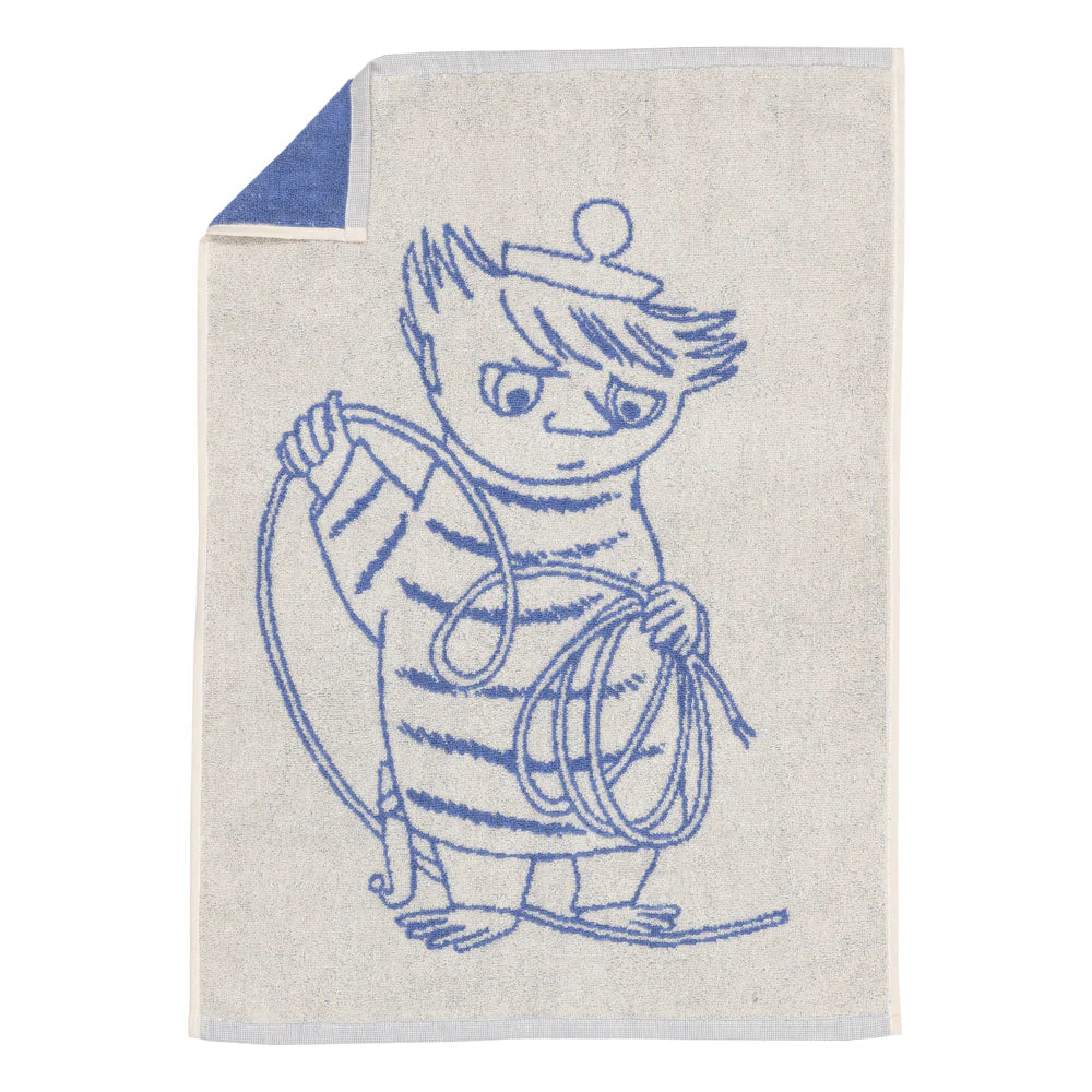 Ręcznik Too-tiki 50x70cm (niebieski) GOTS - Moomin Arabia