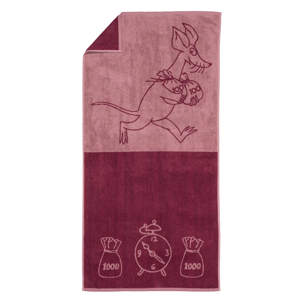 Ręcznik Ryjek 70x140cm (wrzosowy) GOTS - Moomin Arabia