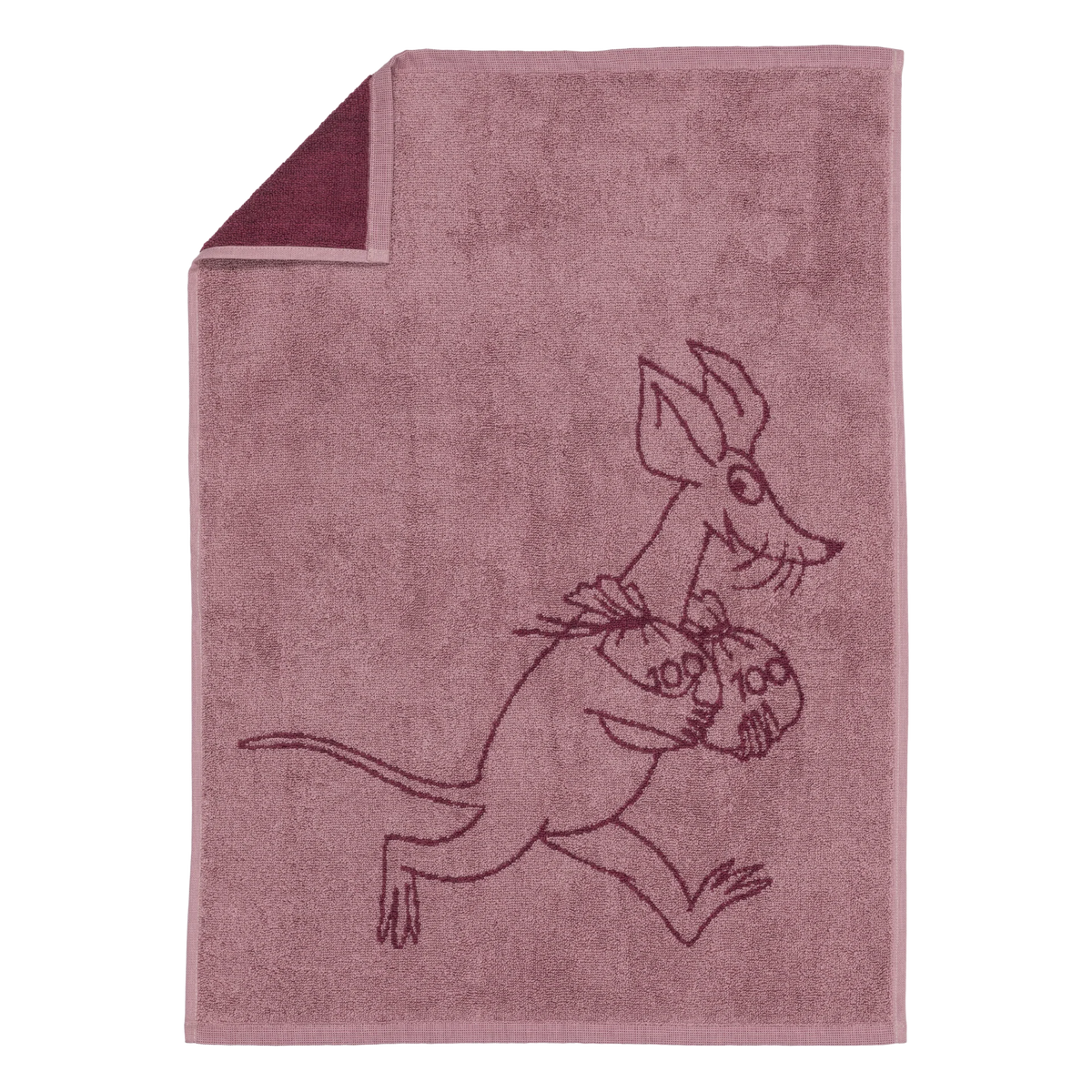 Ręcznik Ryjek 50x70cm (wrzosowy) GOTS - Moomin Arabia
