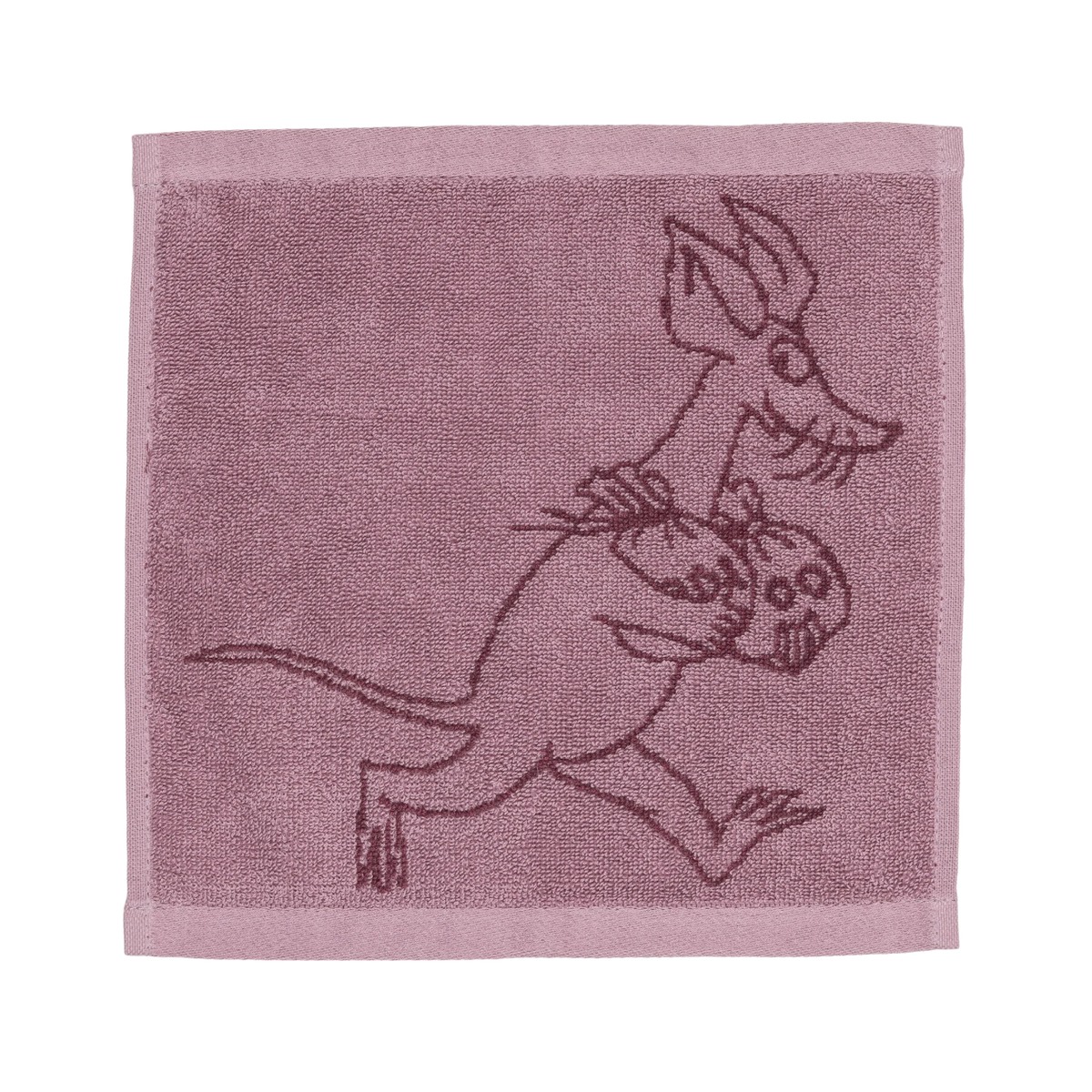 Ręcznik Ryjek 25x25cm (wrzosowy) GOTS - Moomin Arabia