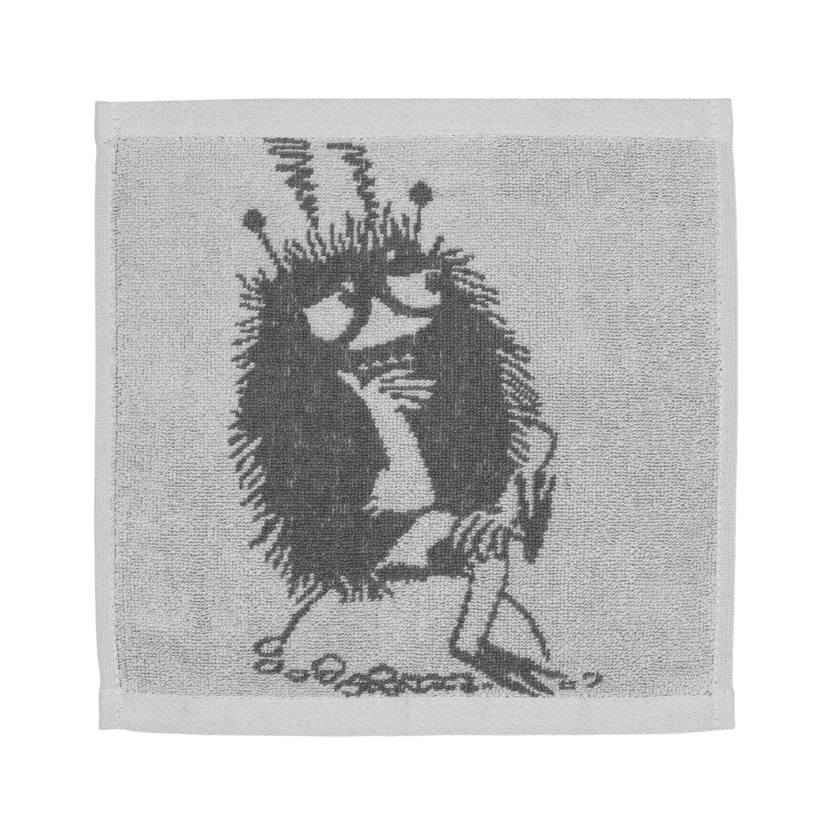 Ręcznik Bobek 25x25cm (szary) GOTS - Moomin Arabia