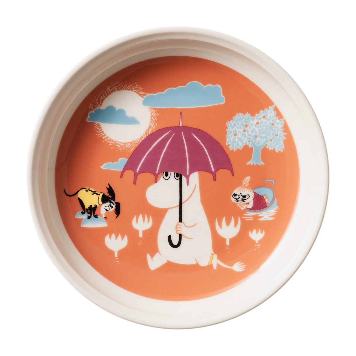 Zestaw porcelanowy dla dzieci Under the Umbrella Moomin Arabia