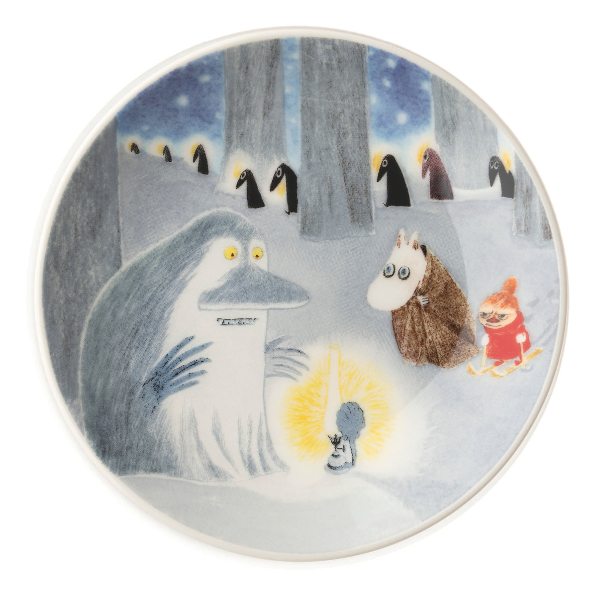 Talerzyk 2 szt. 10,5cm Winternight Glow Moomin Arabia