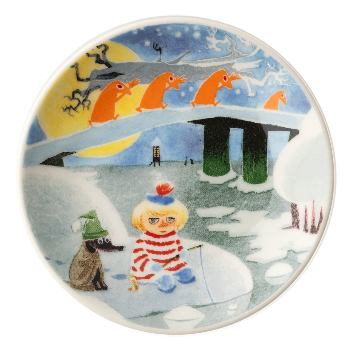 Talerzyk 2 szt. 10,5cm Winternight Glow Moomin Arabia