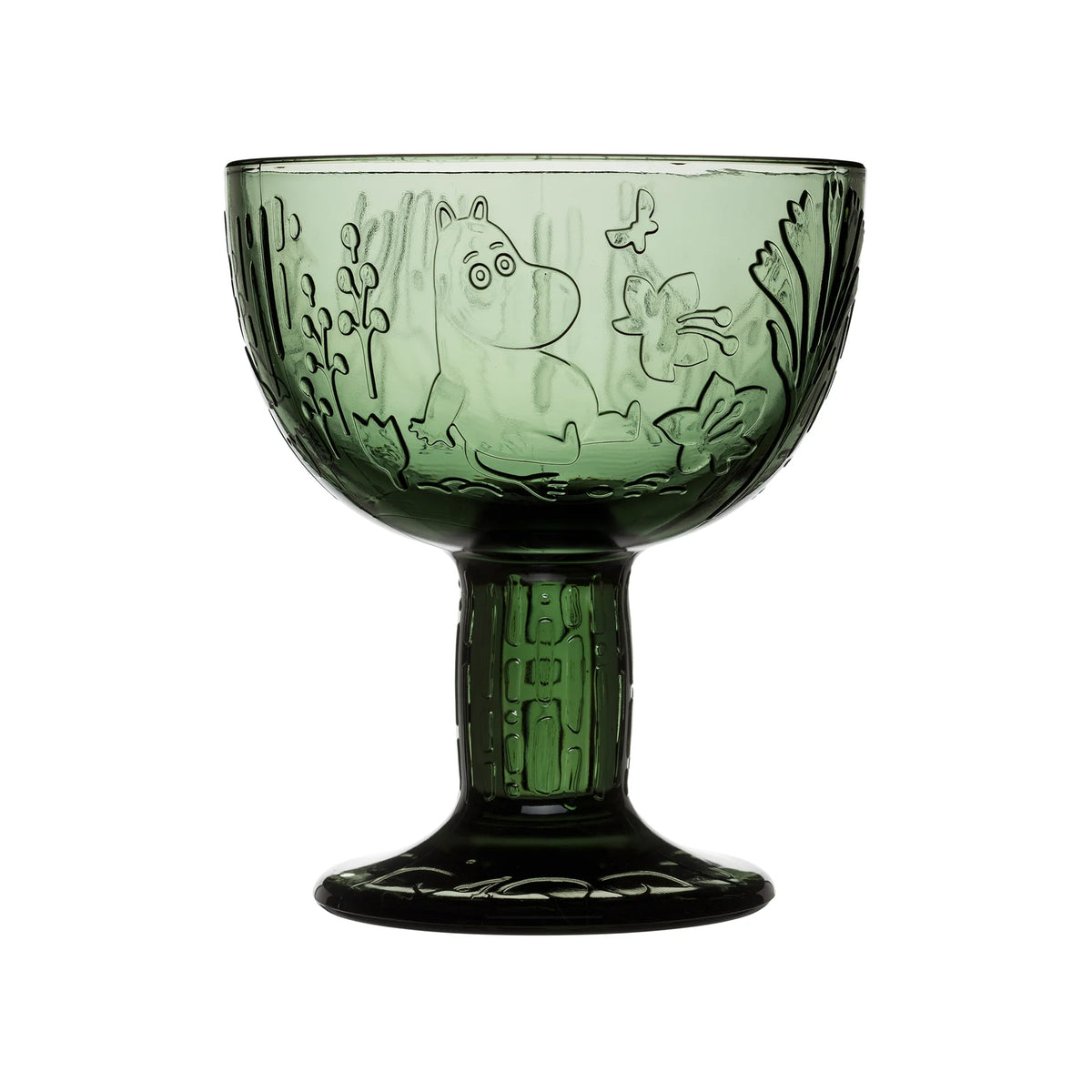 Szklany Pucharek 140mm Mystical Forest (sosnowa zieleń) Moomin Arabia
