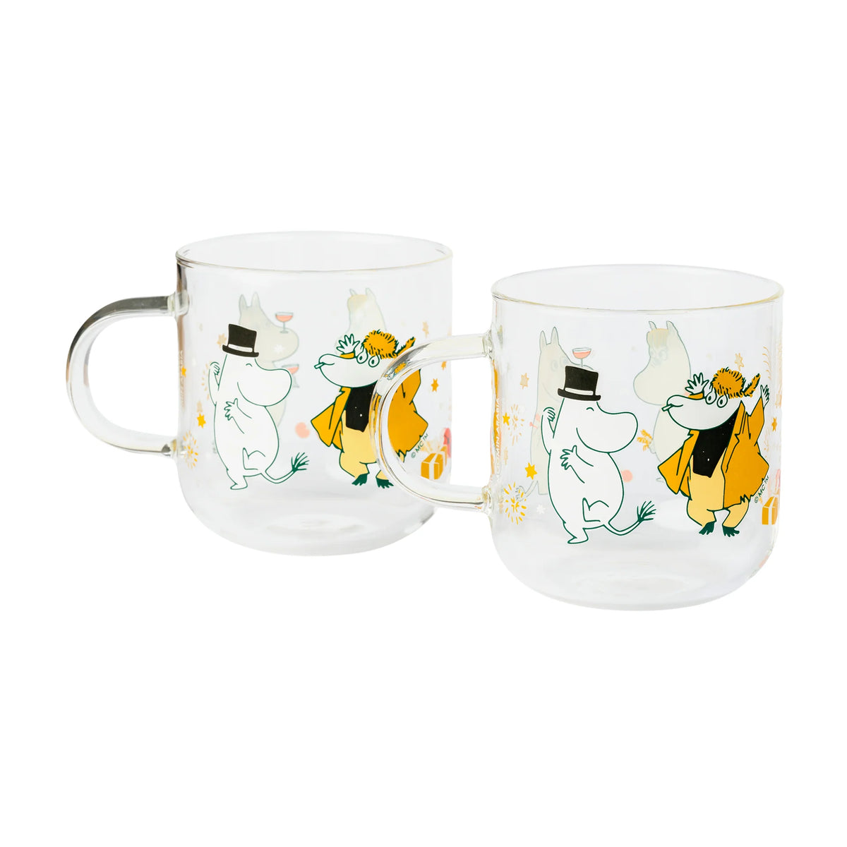 Szklanki 2 szt. 300ml Muminki Gift Of Love Moomin Arabia